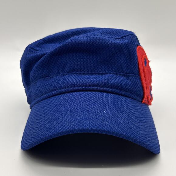 Chicago Cubs Hat Cap Strap Back Womens MLB Baseball Mesh New Era Official Team‎ - Picture 4 of 13